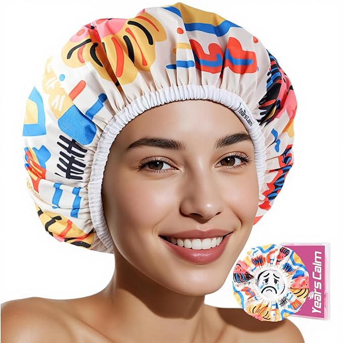Years Calm Waterproof Shower Cap by Yearscalm