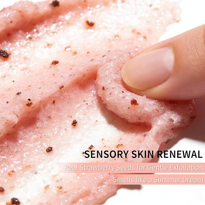 strawberry Body Scrub &Avocado Face & Body ScrubMoisturizing and Exfoliating - Image 2