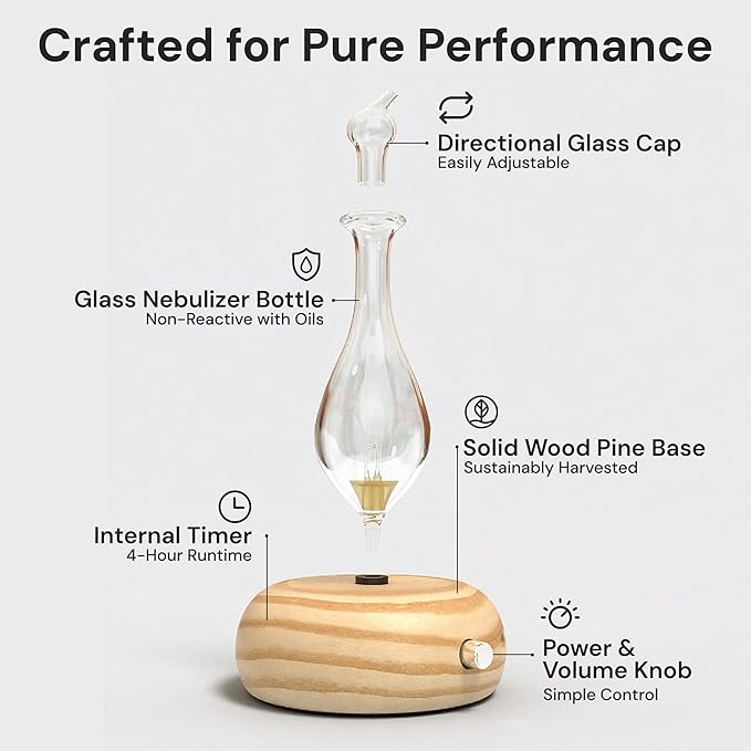 ArOmis Premium Glass Essential Oils Nebulizer - Image 7