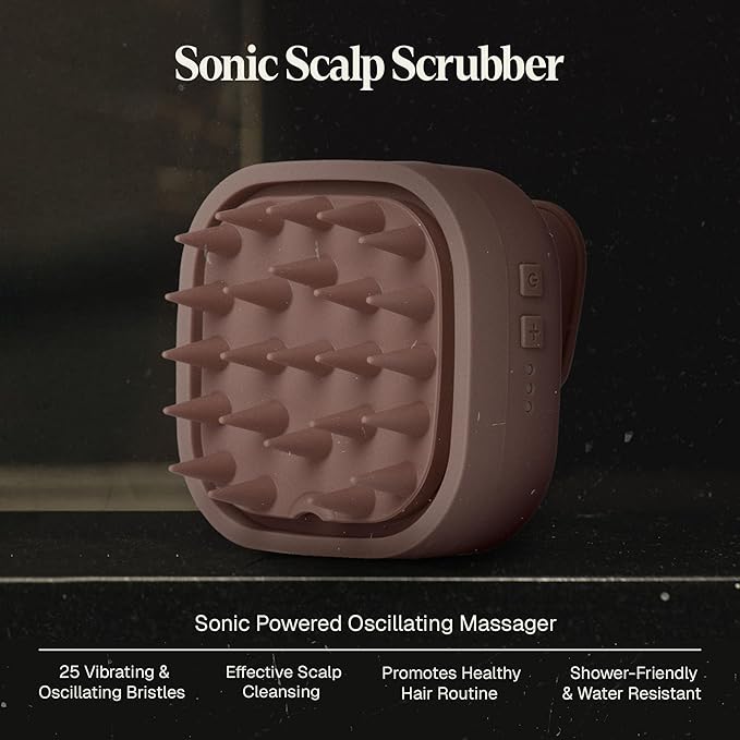 Black Wolf Sonic Scalp Scrubber, - Image 2