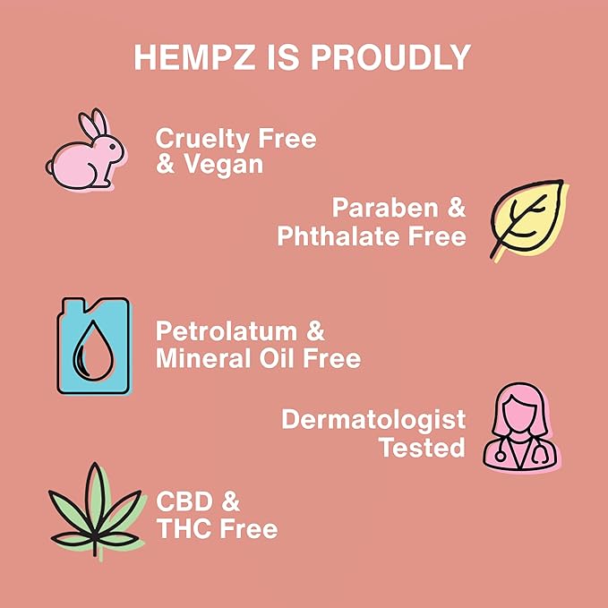 Hempz Mini Juicy Peach Lotion, Ultra Hydrating Body Moisturizer 2.25 fl.oz. - Image 6
