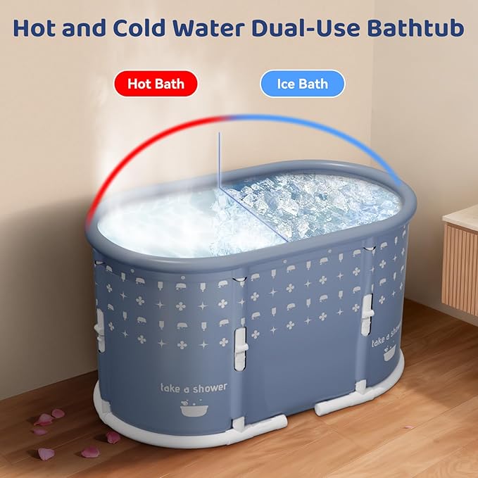 Portable Bathtub, Foldable Bathtub No Installation, Freestanding Shower Bathtubs - Image 8