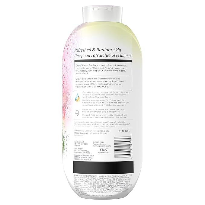 Olay Body Wash for Women, Fresh Radiance, 24/7 Skin-Loving Freshness, Visibly - Image 13