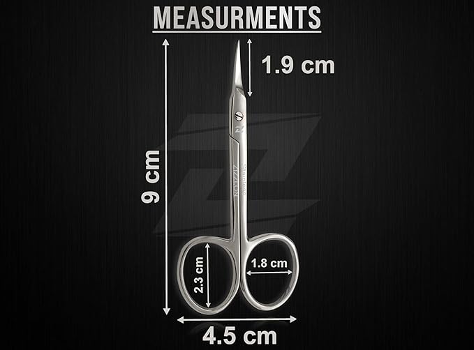 Professional Cuticle Scissors Extra Fine Curved - Image 6
