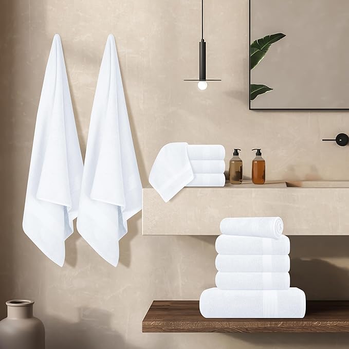 GLAMBURG Ultra Soft 24-Piece Towel Set - Image 6