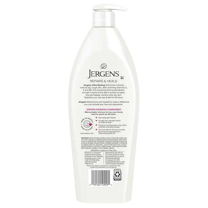 Jergens Ultra Healing Dry Skin Lotion, Hand and Body Moisturizer - Image 9