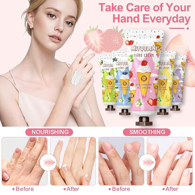 20 Pack Hand Cream Gift Set, Mothers Day Gifts, Moisturizing Hand Lotion Travel - Image 5