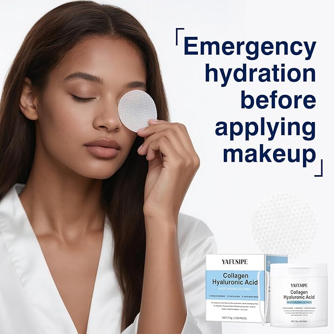 3% Hyaluronic Acid Collagen Peptide Toner Pad, Hyaluronic Acid Toners Facial - Image 4