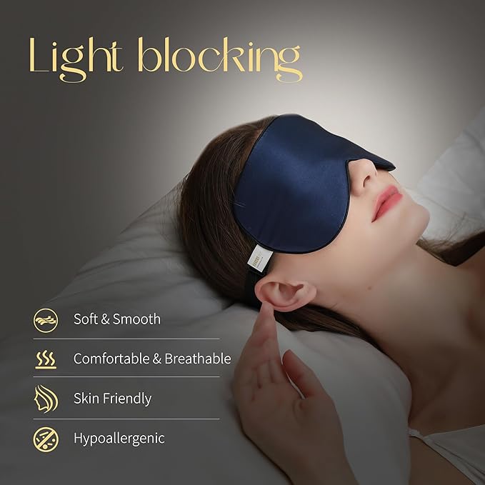 ZIMASILK 100% Mulberry Silk Sleep Mask - Image 2