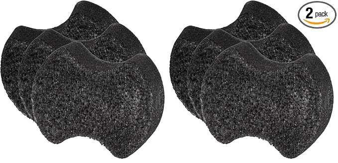 Spongables Pedi Scrub Foot Exfoliating 20+ Wash Sponge, Sweet Sangria by Spongeables