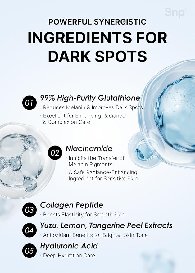 SNP 99% Glutathione + Niacinamide B3 Eye Patch | Nourishing Under Eye Patches - Image 6