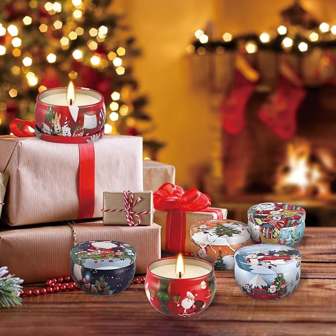 WPONSZU 16Pack Christmas Scented Candles, Candvent Calendar 2025, Gift Set - Image 3
