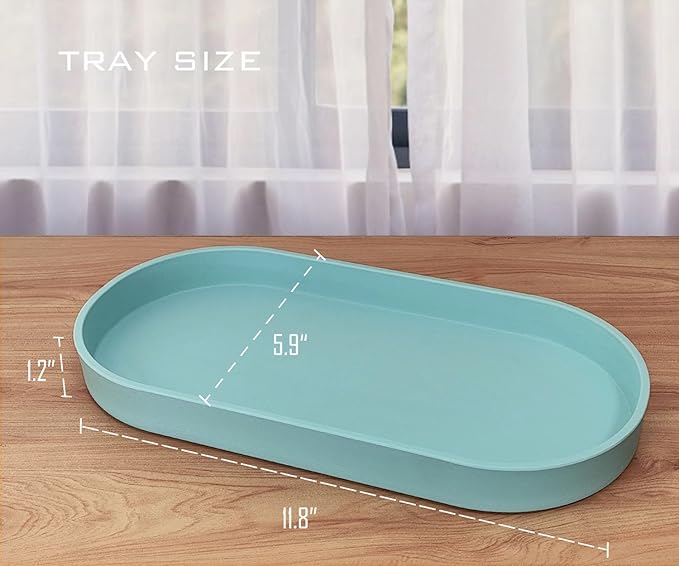 Blue Small Tray, 3 Pack Oval Tray - Image 6