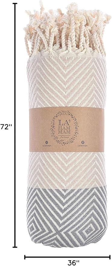 Beach Towel | Cotton Beach Towels, Sand Free, Highly Absorbent, Quick Dry - Image 7
