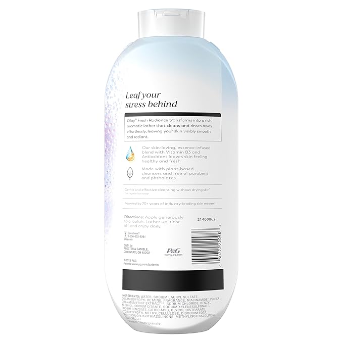 Olay Body Wash for Women, Fresh Radiance, 24/7 Skin-Loving Freshness, Visibly - Image 13