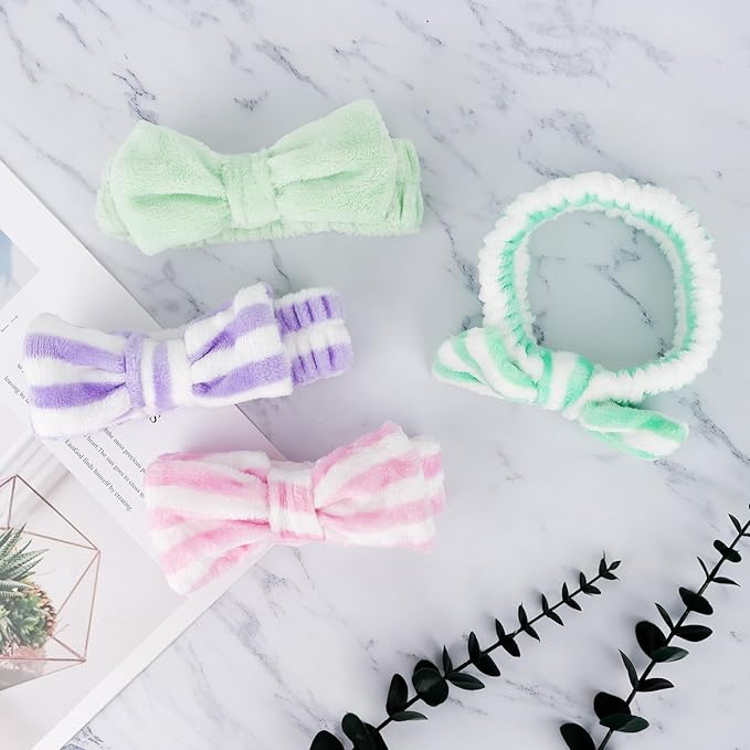 Ondder 8 Pcs Spa Terry Cloth Headbands - Image 7