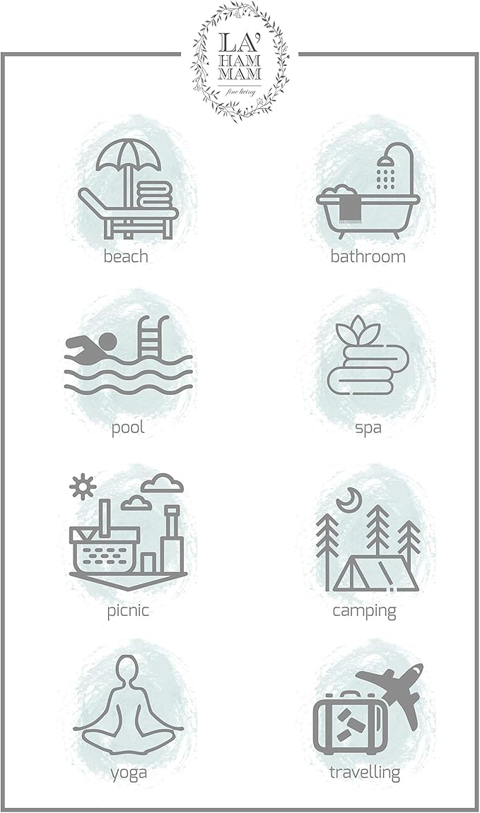 Beach Towel | Cotton Beach Towels, Sand Free, Highly Absorbent, Quick Dry - Image 6