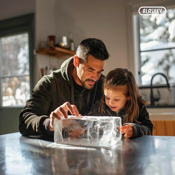 Alaskey® Giant Ice Block Mold 12 lbs | Create Perfect Reusable Ice Bricks | - Image 6