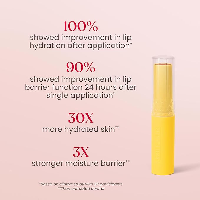 Burt’s Bees Tinted Boosted Balm, Cheeky Cherry, Hydrating Tinted Lip Balm - Image 8