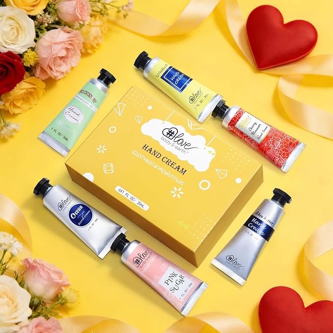 BODY & EARTH # LOVE Hand Cream Gifts Set, Mothers Day Gifts - Image 3