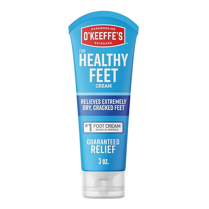 O'Keeffe's for Healthy Feet Foot Cream - 3 oz Travel Size Tube - Guaranteed by OKeeffes