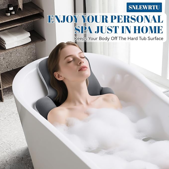 Full Body Bath Pillow for Bathtub, Thick & Luxury Bathtub Cushion - Image 2