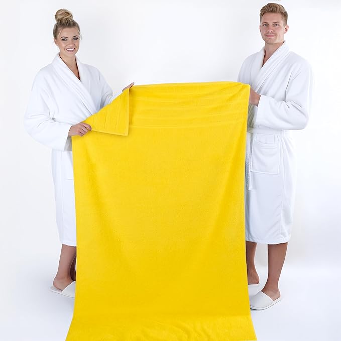 American Soft Linen 35x70 Jumbo Large Bath Towel, 600 GSM 100% Cotton Turkish - Image 5