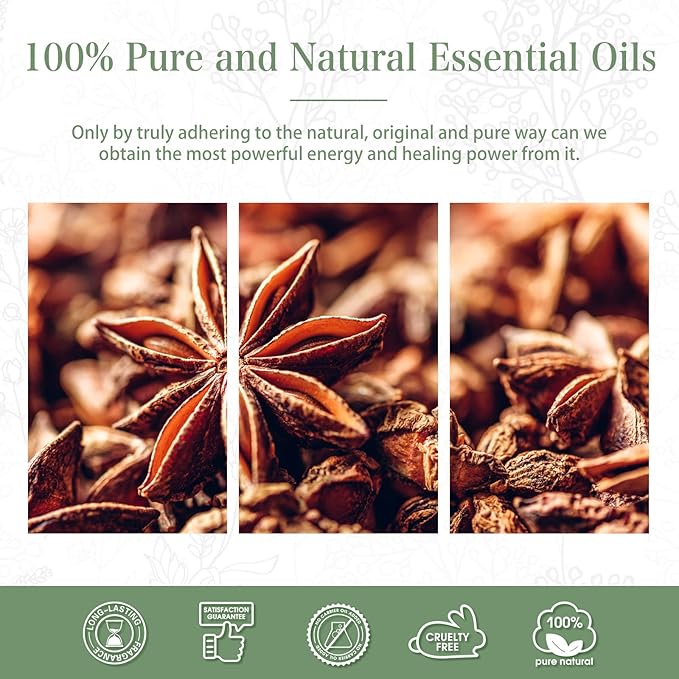 Anise Star 3.38fl.oz Essential Oil, PHATOIL Pure Aromatherapy Oils - Image 7