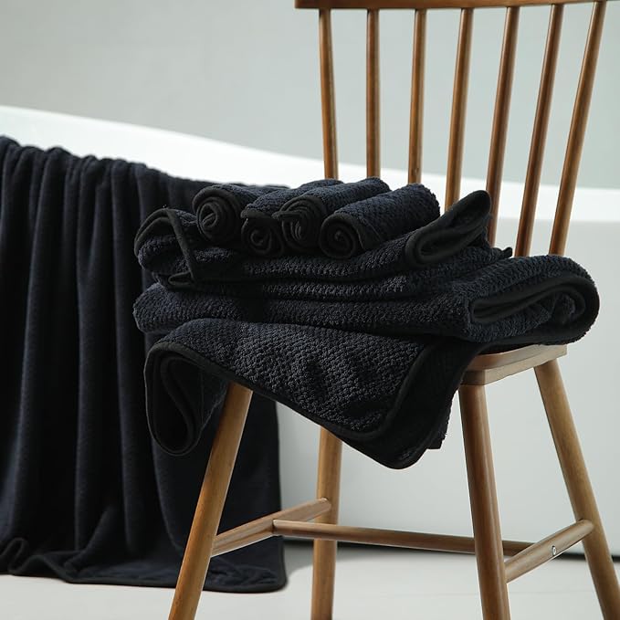 2 Pack 40"x 80" Extra Large Bath Towel Sheet Set, Oversized Bath Sheet Towels - Image 3