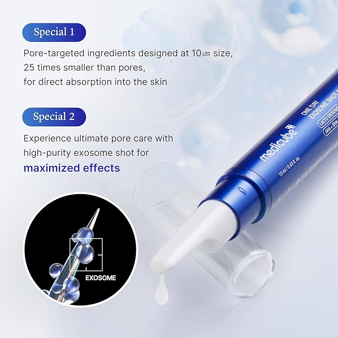 medicube Exosome Shot Zero 25, 000 PPM Spicule Facial Serum | Liquid Skin - Image 3