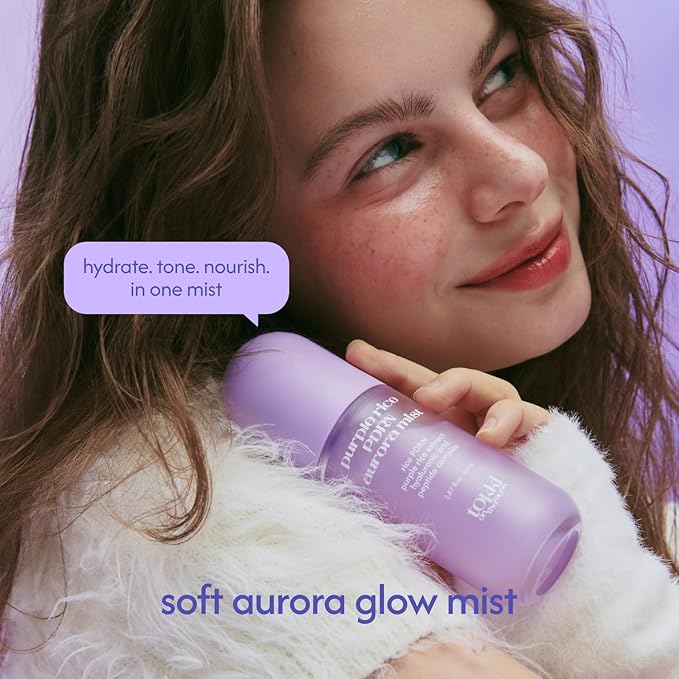 Purple Rice PDRN Aurora Mist | Hydrating Facial Toner Mist | Skin Barrier - Image 2