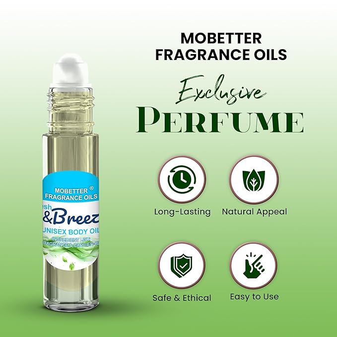 MOBETTER FRAGRANCE OILS Fresh & Breezy Fragrance Body Oil - Image 3
