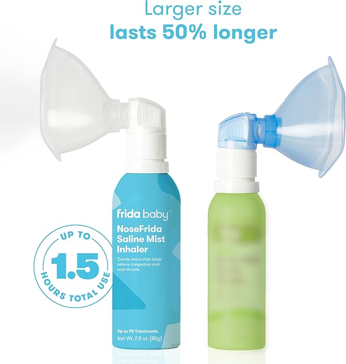 Frida Baby NoseFrida Saline Mist Nasal Inhaler, Decongestant Spray - Image 2