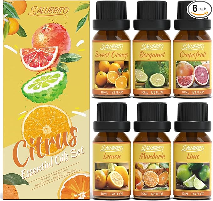 Salubrito Citrus Essential Oils Set by Salubrito