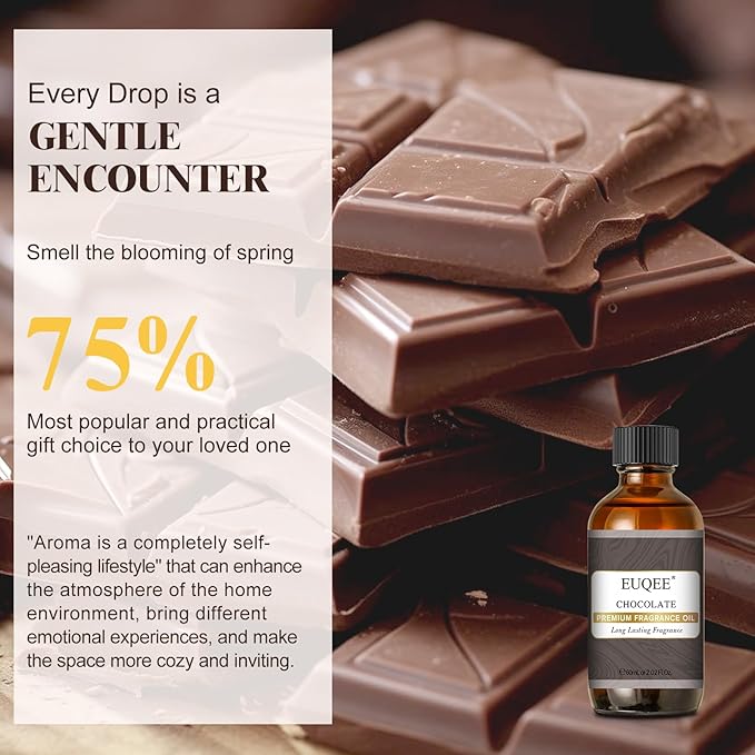 EUQEE Chocolate Fragrance Oil, 2.02 Fl oz/60 ml Premium Grade Fragrance - Image 4