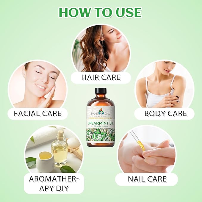 EVOKE OCCU Spearmint Oil for Inhibit Facial Hair Growth, Air Freshening - Image 7