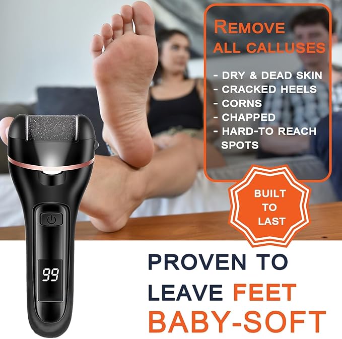 Callus Remover for Feet Electric Foot File, 13-in-1 Professional Pedicure Tools - Image 2