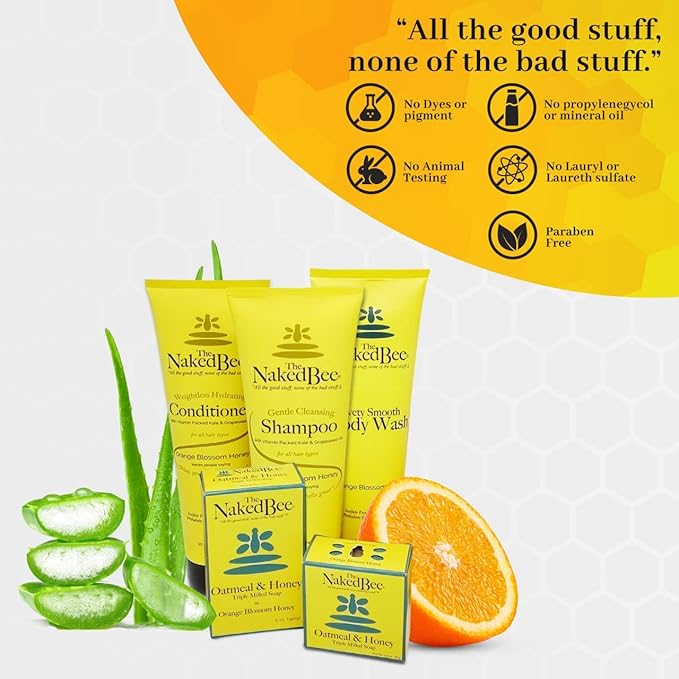 The Naked Bee Orange Blossom Honey Hand and Body Lotion, 6.7oz - Image 3