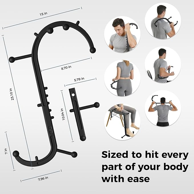 2-in-1 Detachable Trigger Point Massage Tool, Quick-Disassembly Design Massage - Image 5