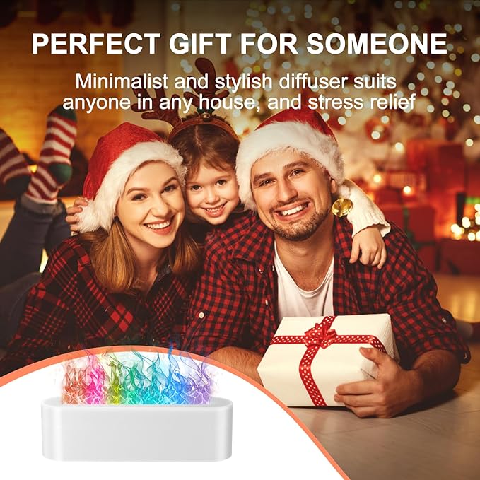 Flame Air Aroma Diffuser Humidifier, Upgraded 7 Flame Colors Aromatherapy Aroma - Image 7