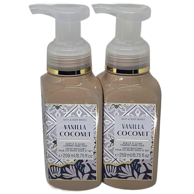 Bath and body works VANILLA COCONUT Gentle Foaming Hand Soap - Image 2