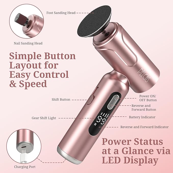 PELCAS Electric Foot Callus Remover - Image 7