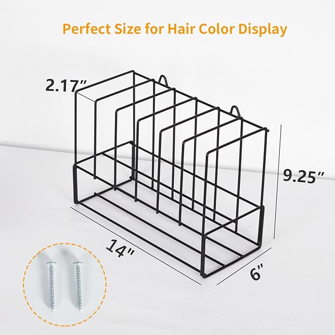 Meudid Hair Color Organizer for Salon Storage Rack - Image 2