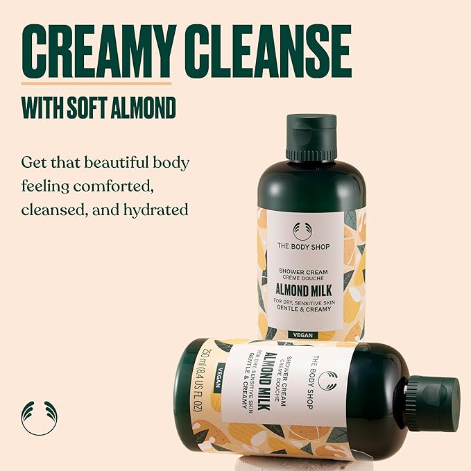 The Body Shop Almond Milk Shower Cream, 8.4 Ounce - Image 2