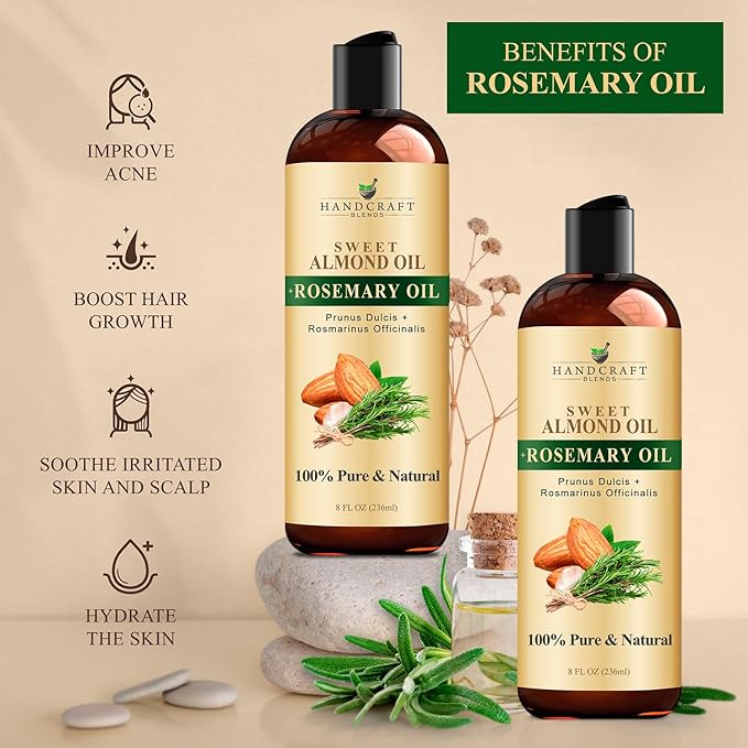 Handcraft Blends Sweet Almond Oil | 100% Pure and Natural | Bath & Body Oil | - Image 7