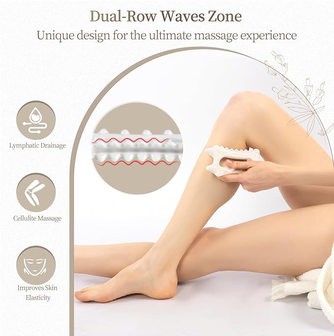 Ceramic Body Gua Sha Tools, Advanced Trigger Point Massage Tools, Korean 괄사 Gua - Image 3
