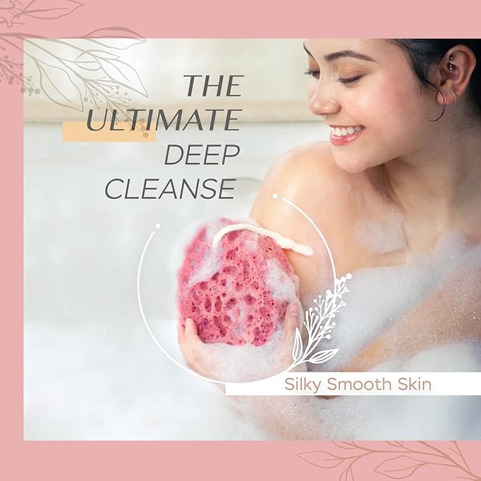 Spongentle Loofah Sponge for Shower and Bathing, Bath Sponge - Image 4