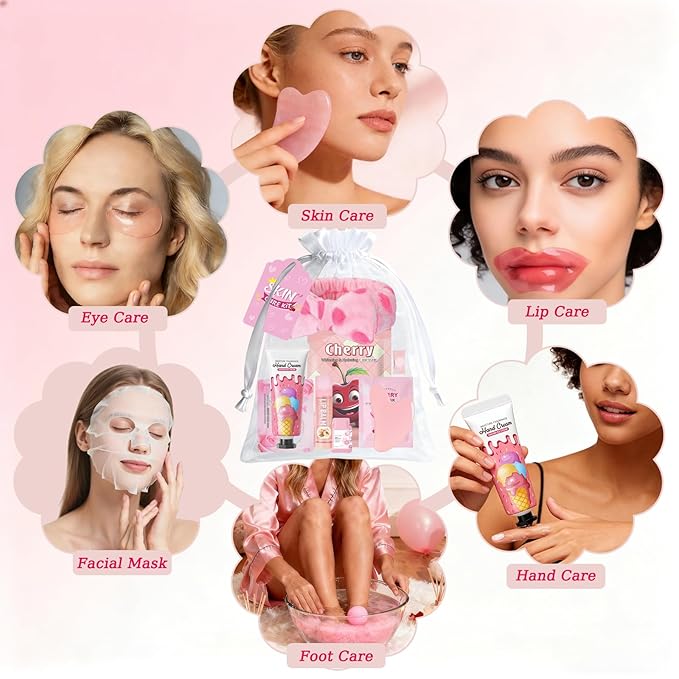 72 PCS Spa Party Supplies for Girls, Spa Party Favors Include Face Masks - Image 3