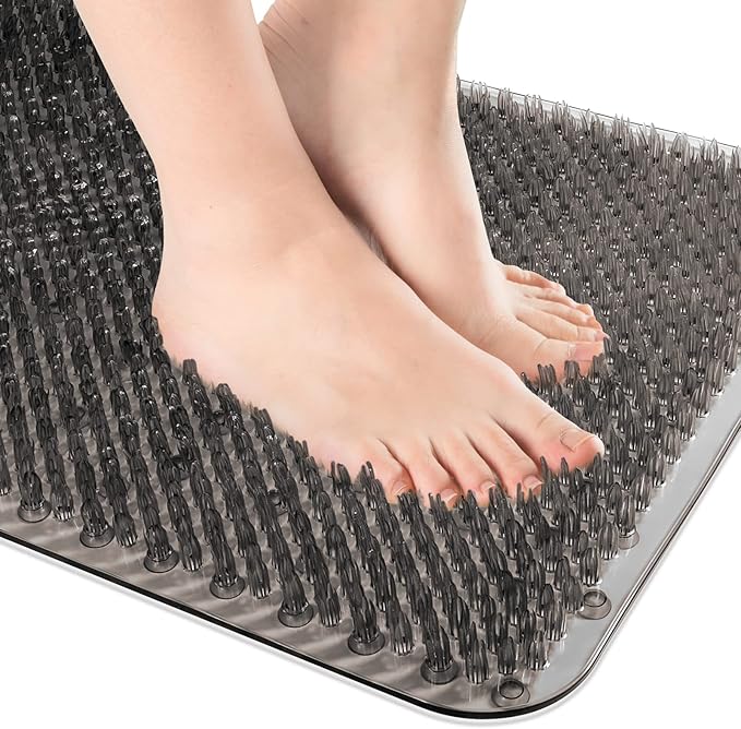 OTHWAY Non Slip Grassy Bathtub Mat : 25.6X13.4 inches Sturdy But Soft Bath by OTHWAY