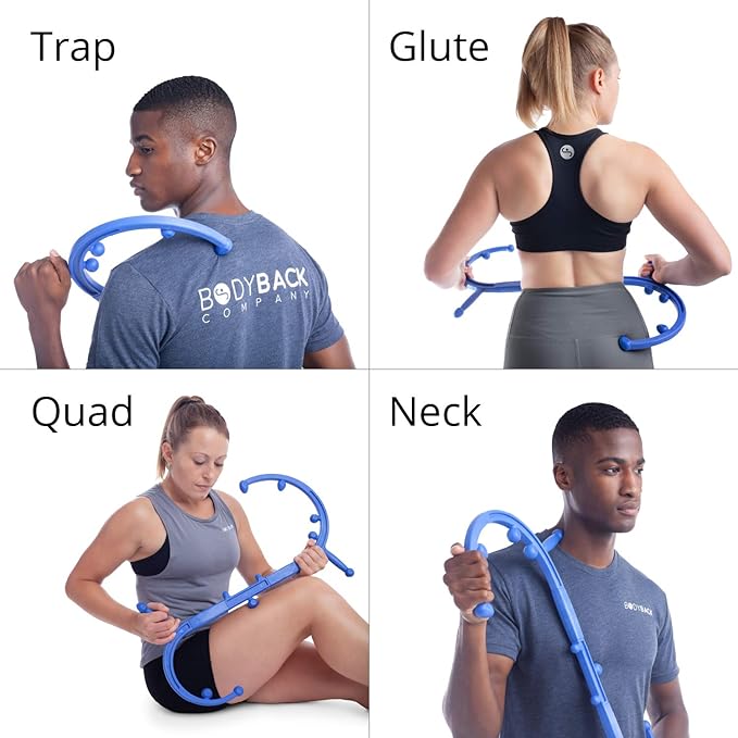 Body Back Buddy Elite Trigger Point Massage Tool, Neck and Back Massager - Image 5